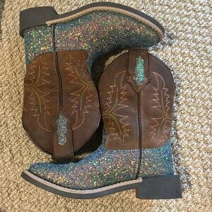 Girls Shyanne Glitter boots